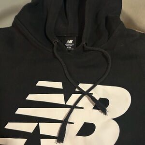 New Balance Black and White Hoodie